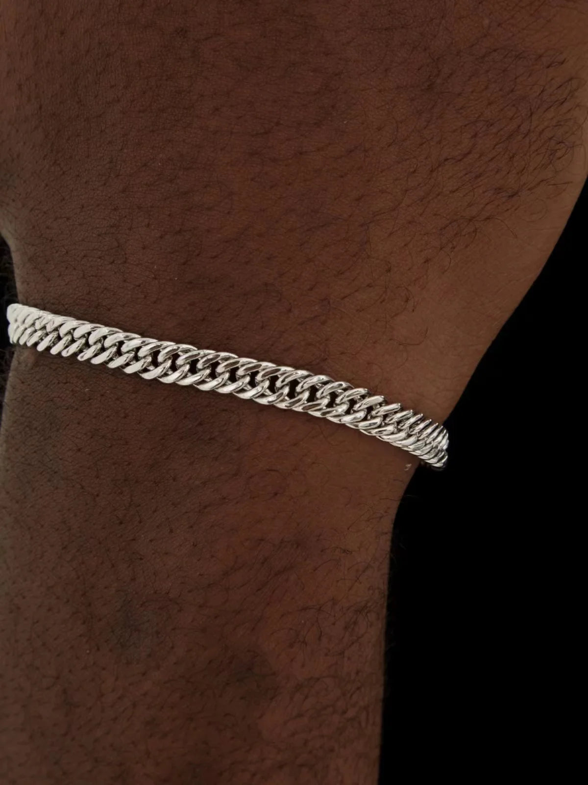 NK Chain Bracelet – Stainless Steel | Hip Hop & Streetwear