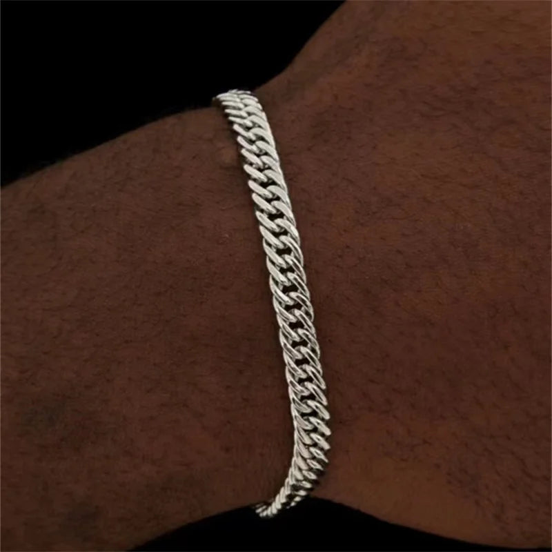 NK Chain Bracelet – Stainless Steel | Hip Hop & Streetwear