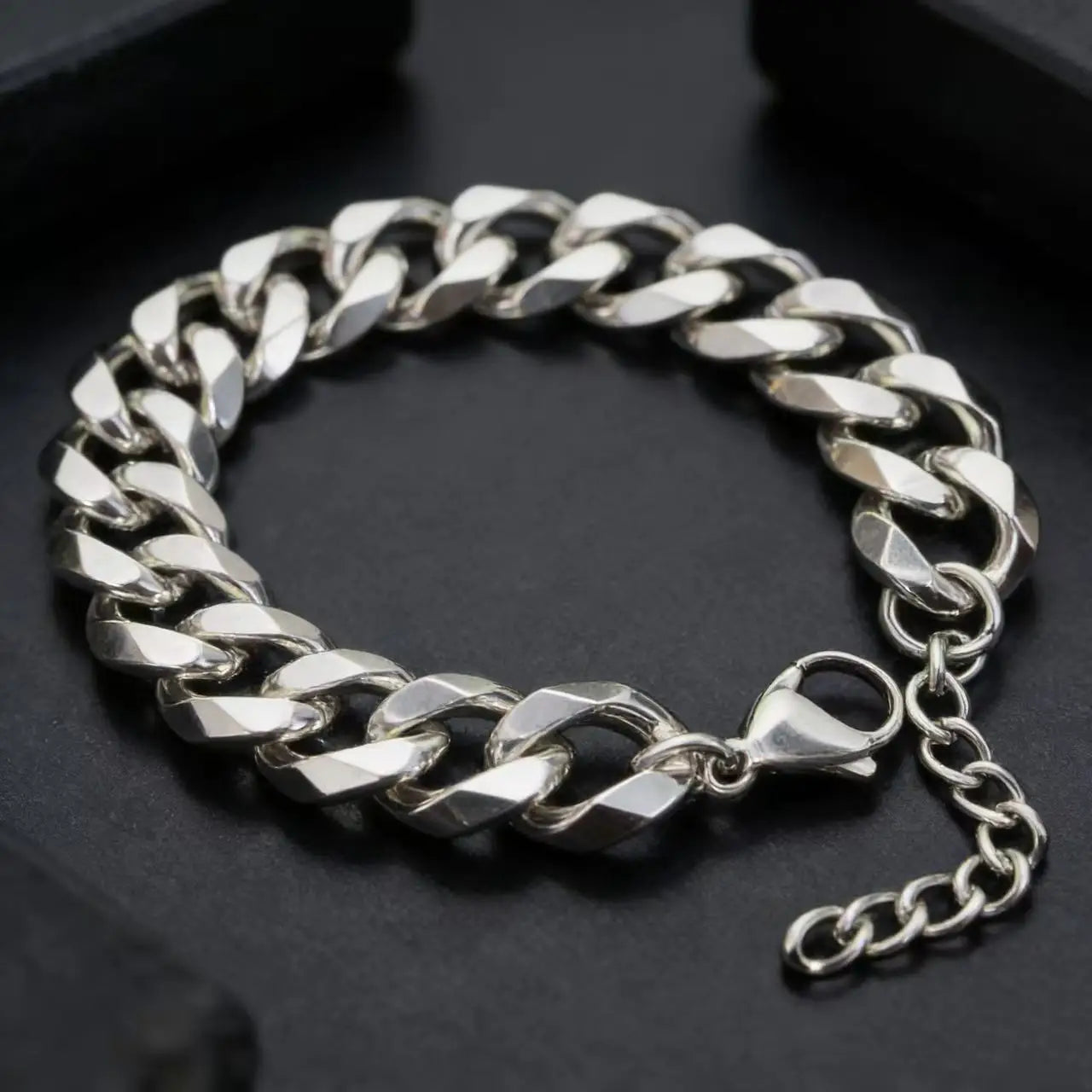 Cuban Chain Bracelet – Stainless Steel | 3MM–15MM Width