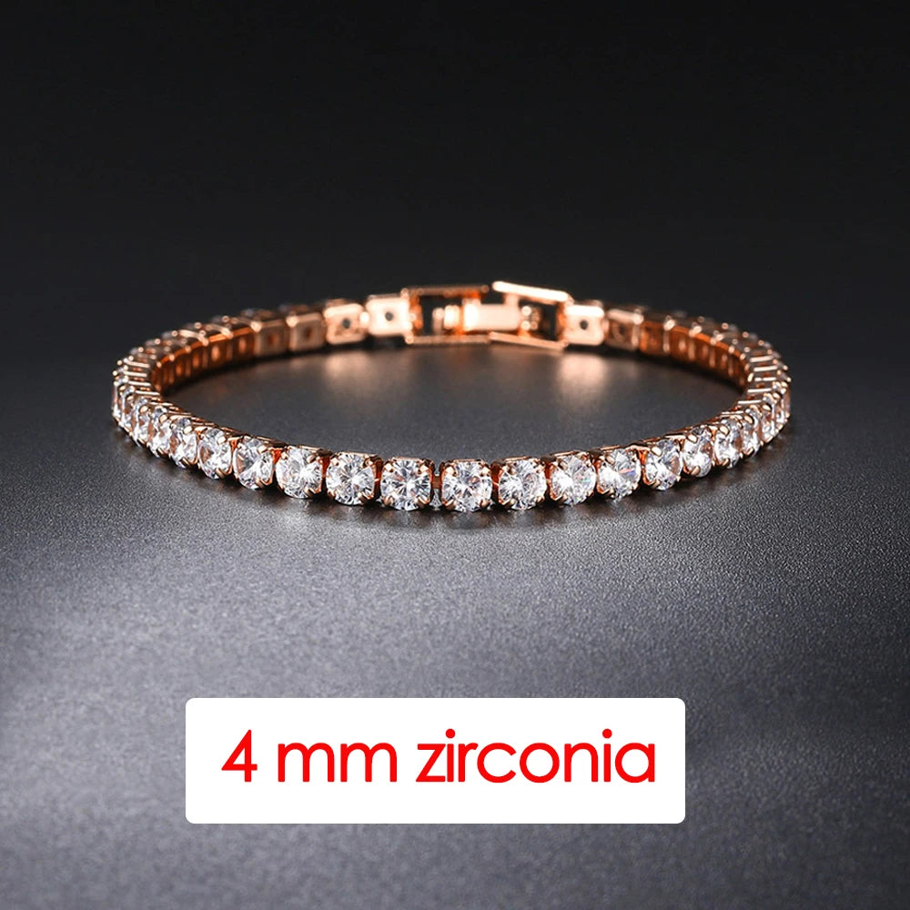 Crystal Tennis Bracelet – Iced Out Zirconia | Hip Hop & Streetwear