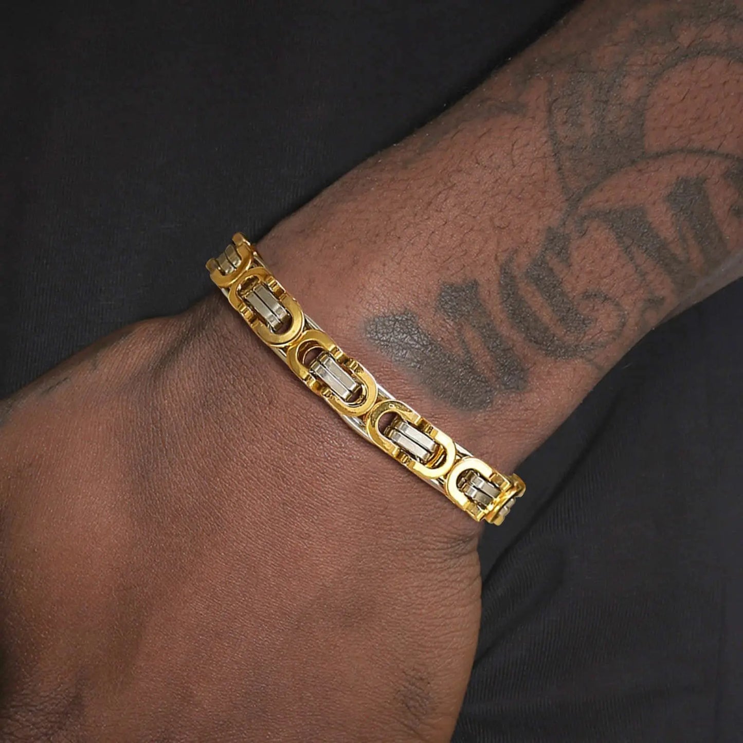 Byzantine Chain Bracelet – Waterproof Stainless Steel | Men's