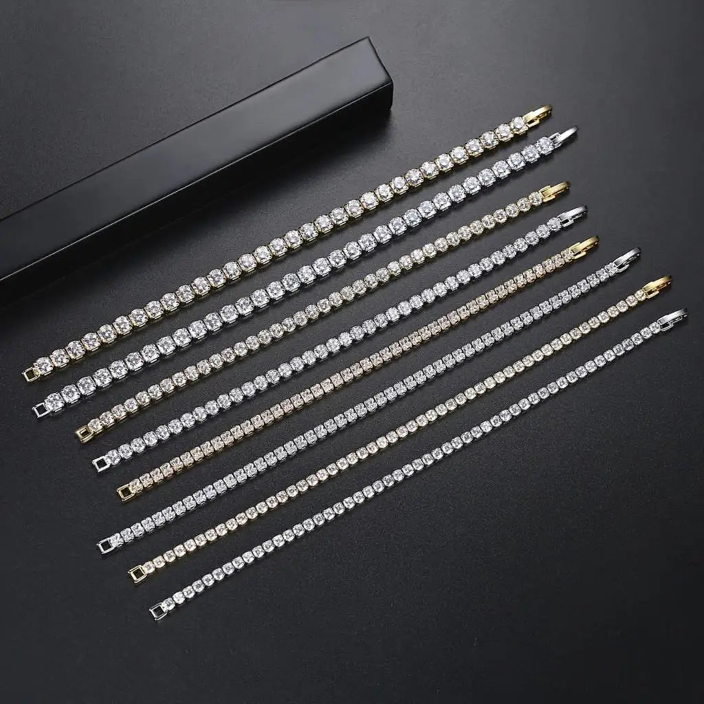 Crystal Tennis Bracelet – Iced Out Zirconia | Hip Hop & Streetwear