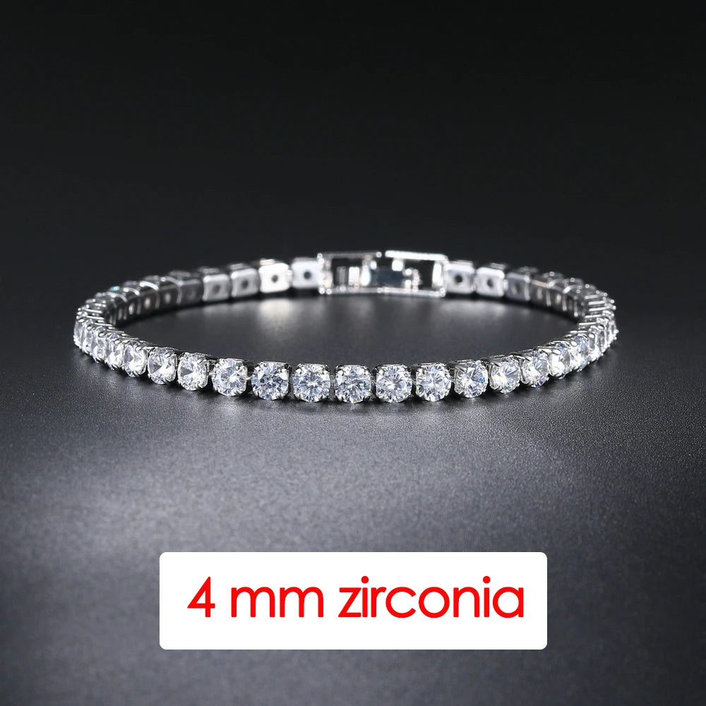 Crystal Tennis Bracelet – Iced Out Zirconia | Hip Hop & Streetwear