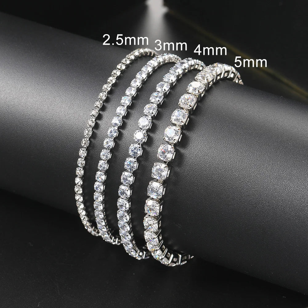Crystal Tennis Bracelet – Iced Out Zirconia | Hip Hop & Streetwear