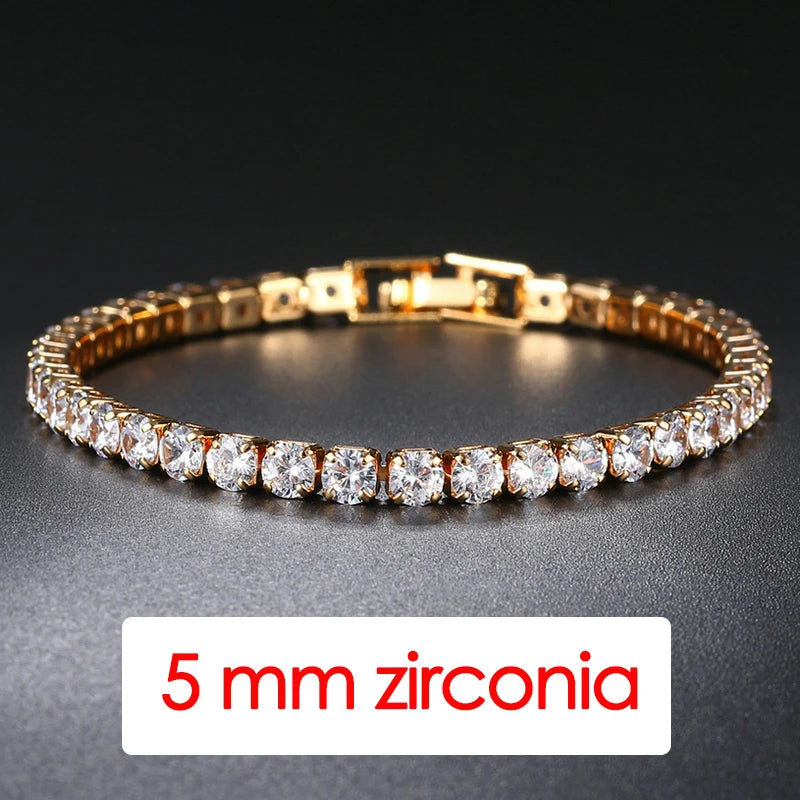 Crystal Tennis Bracelet – Iced Out Zirconia | Hip Hop & Streetwear