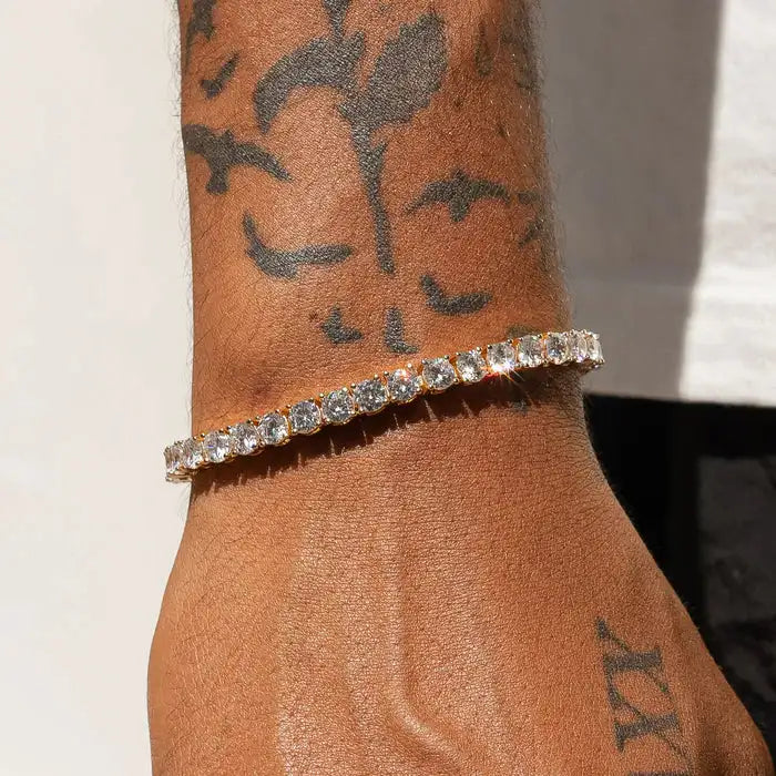 Crystal Tennis Bracelet – Iced Out Zirconia | Hip Hop & Streetwear