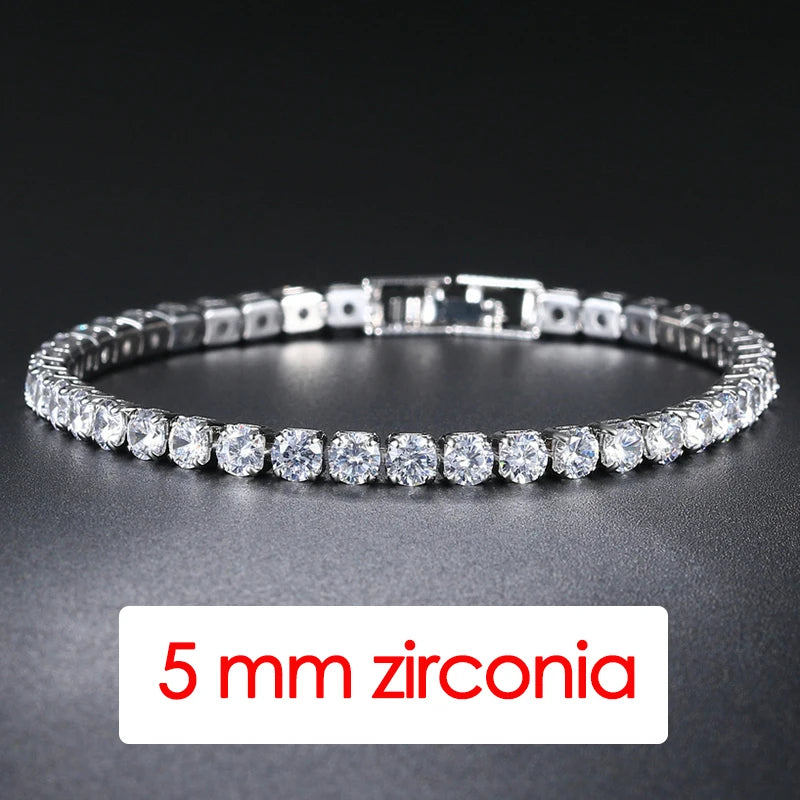 Crystal Tennis Bracelet – Iced Out Zirconia | Hip Hop & Streetwear