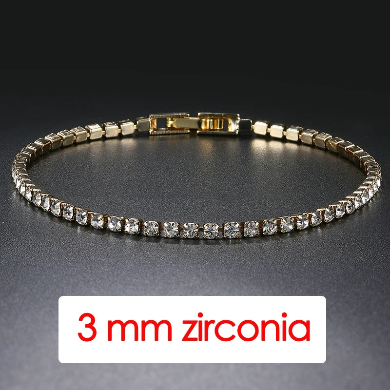 Crystal Tennis Bracelet – Iced Out Zirconia | Hip Hop & Streetwear