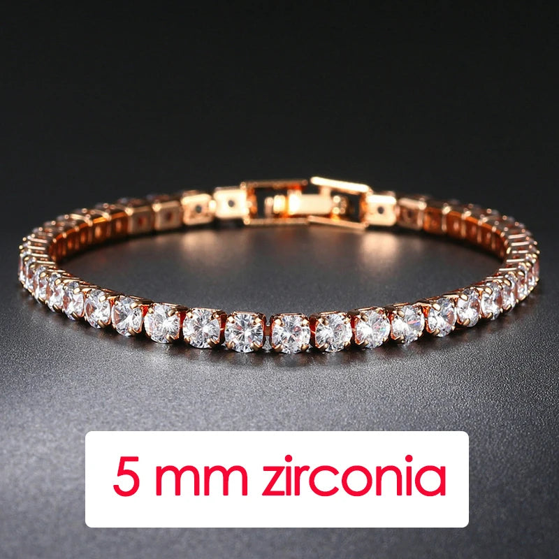 Crystal Tennis Bracelet – Iced Out Zirconia | Hip Hop & Streetwear