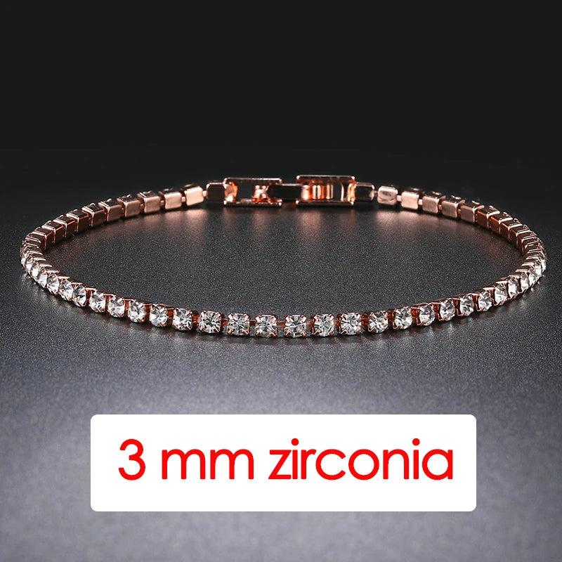 Crystal Tennis Bracelet – Iced Out Zirconia | Hip Hop & Streetwear