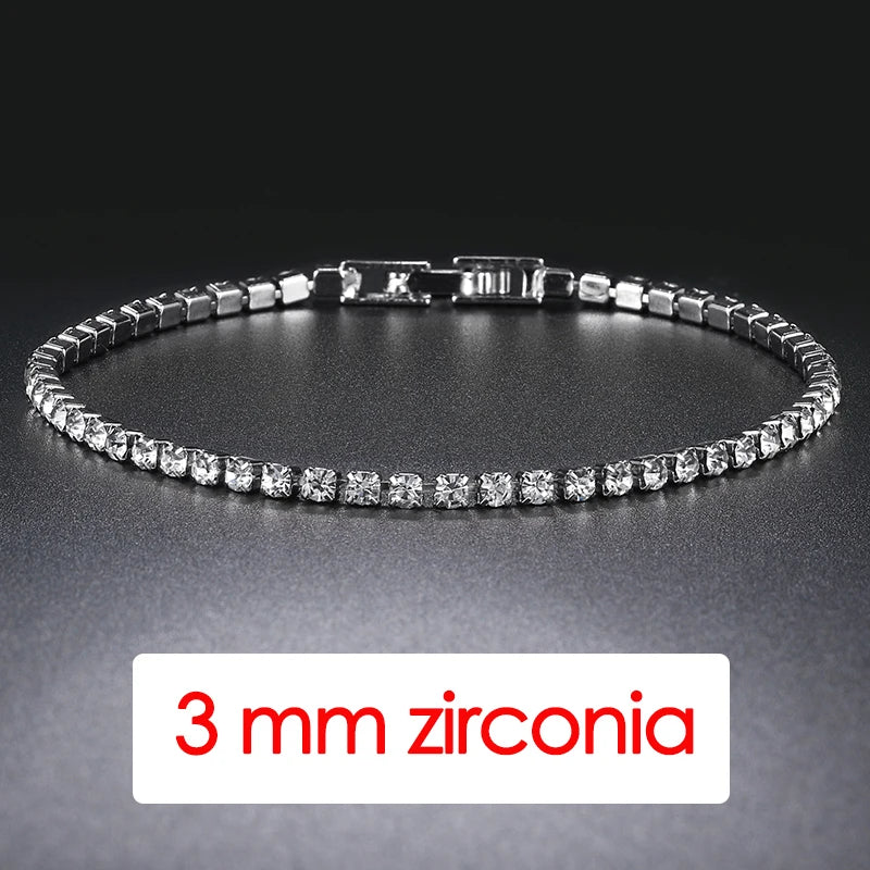 Crystal Tennis Bracelet – Iced Out Zirconia | Hip Hop & Streetwear