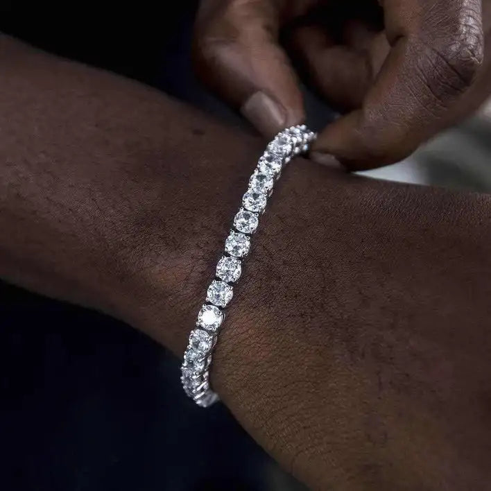 Crystal Tennis Bracelet – Iced Out Zirconia | Hip Hop & Streetwear