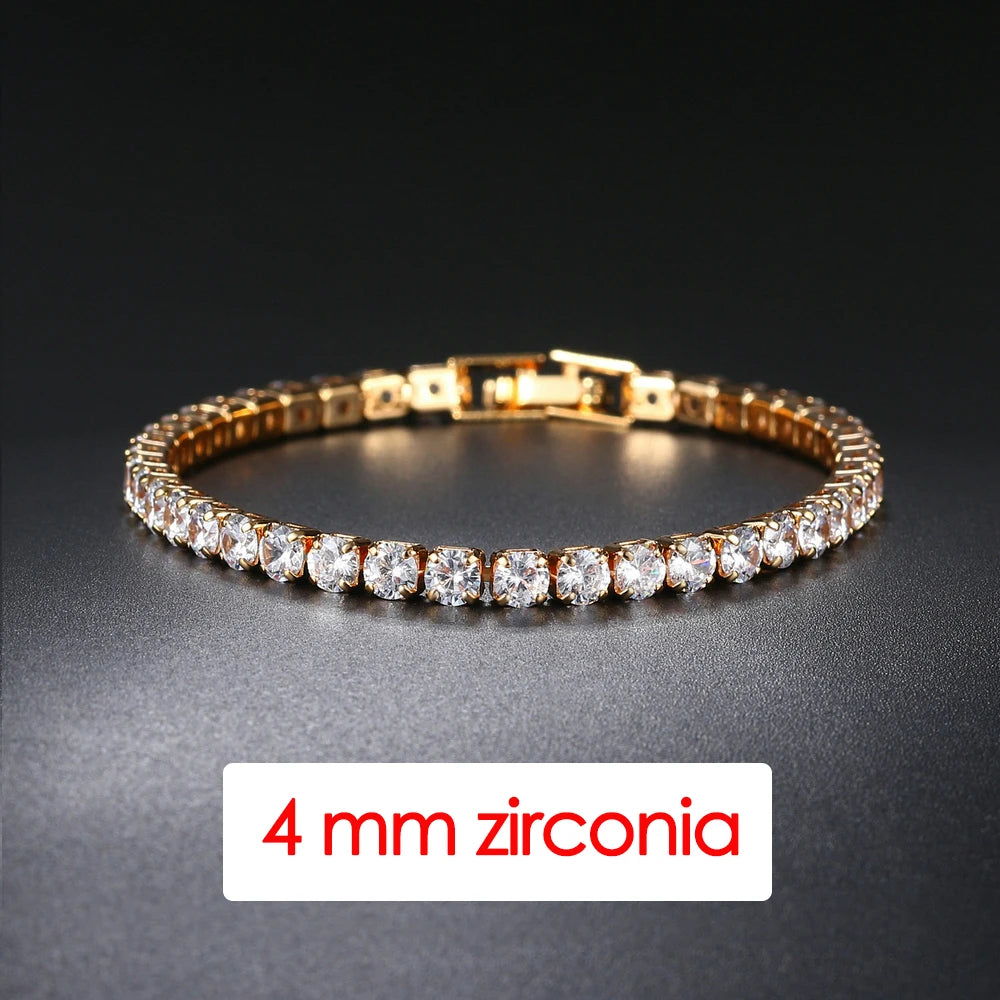 Crystal Tennis Bracelet – Iced Out Zirconia | Hip Hop & Streetwear