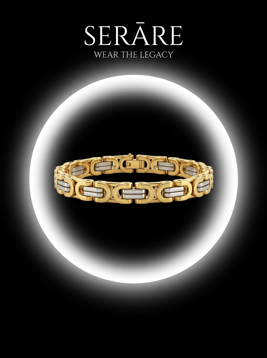 Byzantine Chain Bracelet – Waterproof Stainless Steel | Men's