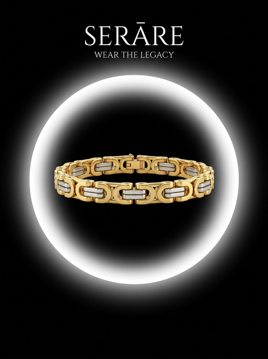 Byzantine Chain Bracelet – Waterproof Stainless Steel | Men's